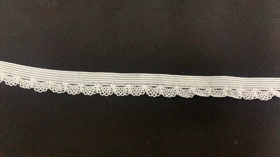 quality 1-1.2cm Multi-Type Picot Elastic Lace Tire Webbing for Underwear & Clothing Accessories Knitted Material factory