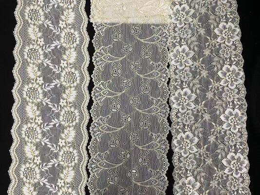 quality High-Grade Imported Golden Thread Light Thin Lace Fabric for Wedding Dress Clothes Hair Accessory Premium Wedding Accessory factory