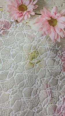 quality French Luxury Lace Fabric  Flower Patterns Soft Embroider  Lace Fabric Suitable for  Pajamas Textile Decoration factory
