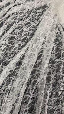 quality French Luxury Lace Fabric  Flower Patterns Soft Embroider  Lace Fabric Suitable for  Pajamas Textile Decoration factory