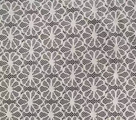 quality Gorgeous White Lace Fabric Various Flower Patterns Thin Gauze Soft Embroidered Lace for Wedding Dresses Clothing- for Textiles factory