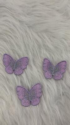 quality 3D Hand Embroidered Butterfly Patch with Flash for Clothing Premium Accessories factory