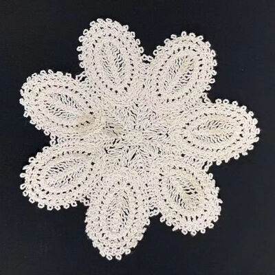 quality Vintage Thickened Lace Doily Fabric Cotton Thread Woven DIY Manual Clothing Decoration factory