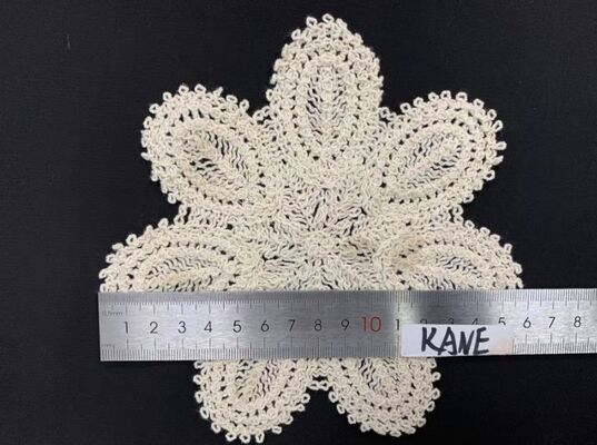 quality Vintage Thickened Lace Doily Fabric Cotton Thread Woven DIY Manual Clothing Decoration factory