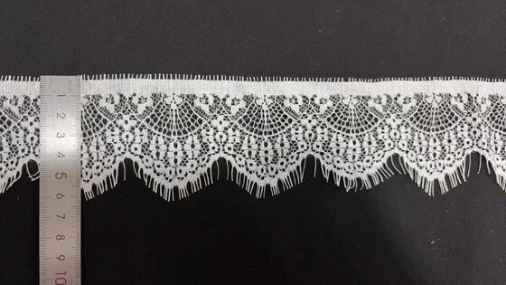 Quality Elegant Vintage Sexy Stylish Floral French Eyelash Chantilly Lace Trims Edge Strips Eco-Friendly Bags Accessories factory