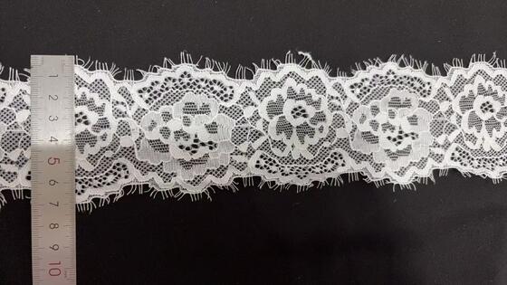 Quality Elegant Vintage Sexy Stylish Floral French Eyelash Chantilly Lace Trims Edge Strips Eco-Friendly Bags Accessories factory