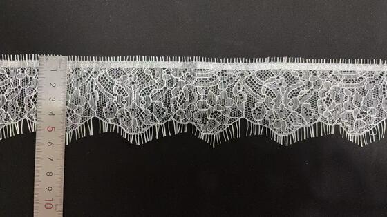 Quality Elegant Vintage Sexy Stylish Floral French Eyelash Chantilly Lace Trims Edge Strips Eco-Friendly Bags Accessories factory