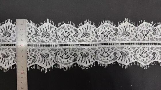 Quality Elegant Vintage Sexy Stylish Floral French Eyelash Chantilly Lace Trims Edge Strips Eco-Friendly Bags Accessories factory