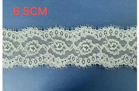 quality High Quality Double Eyelash Lace Trim 6-6.5cm Wide Fabric Accessory for Cheongsam & DIY Curtain Decoration Material factory