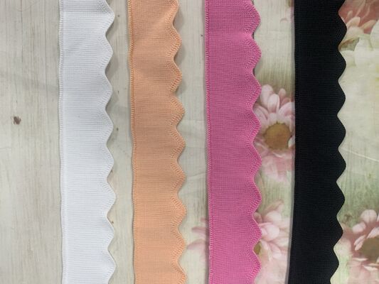 quality Wholesale High Quality Black Elastic Lace Band High Elastic Knitted Clothing Accessories Handmade factory