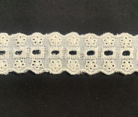 quality Quality Cotton Fabric Embroidered Lace Trimming DIY Silk Ribbon Edge for Hand-Made Clothing & Dress Hem Accessory factory