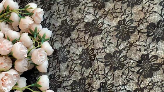Quality 2025 New Nylon-Spandex Lace Jacquard Fabric Fashion Clothing and Lace Accessories factory