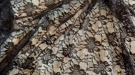 Quality 2025 New Nylon-Spandex Lace Jacquard Fabric Fashion Clothing and Lace Accessories factory
