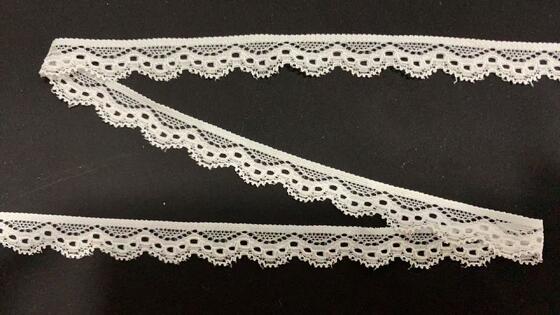 Quality 1.5cm High-quality Wholesale Elastic Lace, Suitable for Clothing factory
