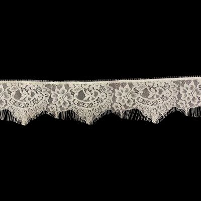Quality 9cm Nylon Floral French Style Lace Edge Decoration, Shangtiyi Eyelash Edge Decoration, Suitable for Clothing factory