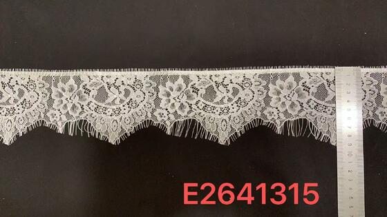Quality 9cm Nylon Floral French Style Lace Edge Decoration, Shangtiyi Eyelash Edge Decoration, Suitable for Clothing factory