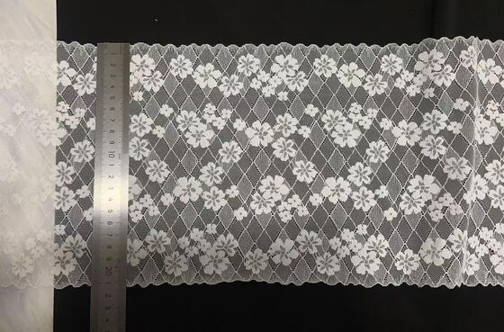 Quality Spring and Summer New Wholesale 19-23cm French Floral Polyester Lace Trim, Suitable for Skirts, Wedding Dresses factory