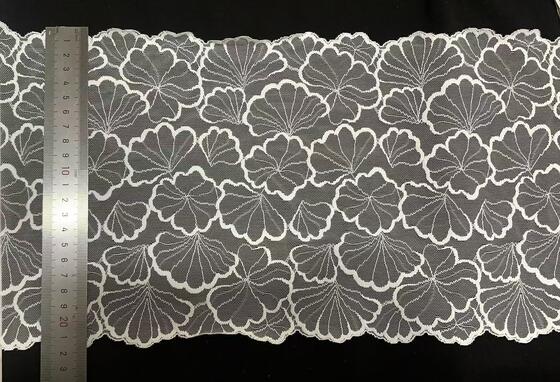 Quality Spring and Summer New Wholesale 19-23cm French Floral Polyester Lace Trim, Suitable for Skirts, Wedding Dresses factory