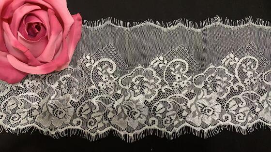 Quality Fine Wholesale Flower Sexy Nylon Lace Trim-Suitable for Clothing factory