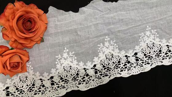 Quality Wholesale New Cotton Elegant Chicken Lace, Suitable for Skirts factory