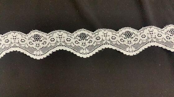 Quality Floral French Lace Spandex/Nylon Formal Elastic Decoration for Clothing Pajamas Sleeves Shoes & Bags factory