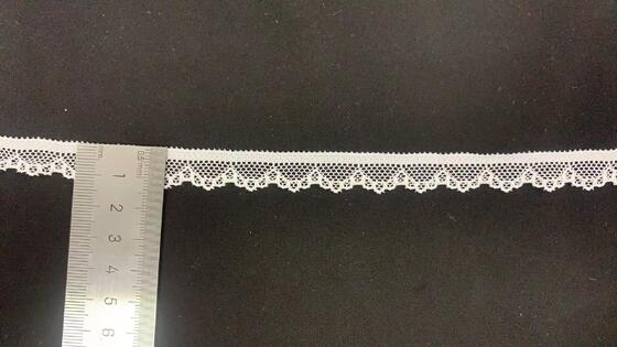 Quality Wholesale Elastic  Nylon Spandex Flower Wedding Lace Decoration 3cm 4cm White Elastic for Lingerie for Bridal Wholesaling factory
