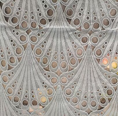 Quality High Quality Flower Embroidery Lace Fabric Water Soluble Polyester for Ladies' Garments and Bags factory