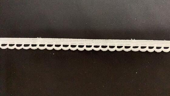 Quality Single Sided Milk Silk Water-soluble Embroidery Lace Trim, Barcode Lolita Dog Tooth Wavy Edge, Non Stretch Clothing Accessories factory