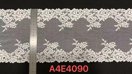 Quality NYLON SPANDEX WIDE LACE TRIM,LARGE EDGE LACE,ELEGANT BROAD LACE BORDER, factory