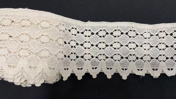 Quality HIGH-QUALITY COTTON WATER-SOLUBLE CUSTOM EMBROIDERY LACE FOR WEDDING AND PARTY DRESSES factory