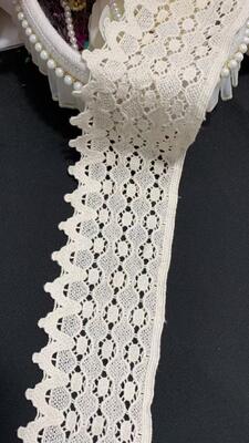 Quality HIGH-QUALITY COTTON WATER-SOLUBLE CUSTOM EMBROIDERY LACE FOR WEDDING AND PARTY DRESSES factory