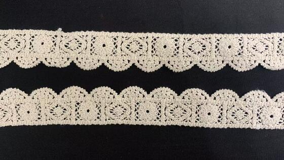 Quality 4cm Water-Soluble Guipure Lace Trim with Rope Embroidery for Women's Summer Vest Dress factory