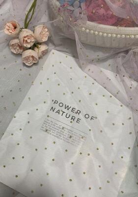 Quality High Quality Eco-Friendly Durable Printed Gold Foil Dot Mesh Fabric for Birthday Dresses with Boho Luxury Mesh Skirt factory