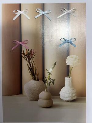 Quality Handmade DIY Mini Polyester Satin Ribbon Bow for Candy Perfume Gift Packaging Decoration factory