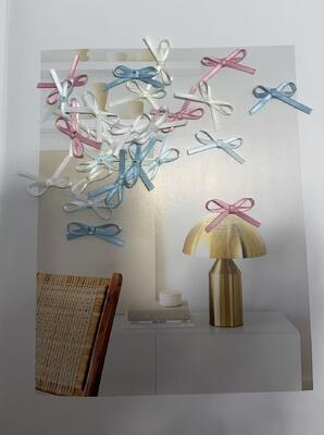 Quality Handmade DIY Mini Polyester Satin Ribbon Bow for Candy Perfume Gift Packaging Decoration factory