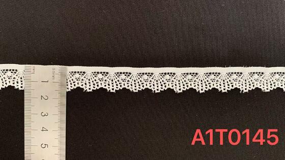 Quality Grace Arch Fan Hollow Nylon Spandex Elastic Lace Trim for Lingerie Wedding Dress Apparel DIY Decor factory
