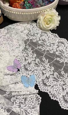 Quality Gentle French Style Floral Elastic Nylon/Spandex Lace Romantic Stylish Lingerie Sleepwear Dress Accessories  A1Z009# factory