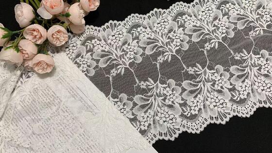 Quality Gentle French Style Floral Elastic Nylon/Spandex Lace Romantic Stylish Lingerie Sleepwear Dress Accessories  A1Z009# factory