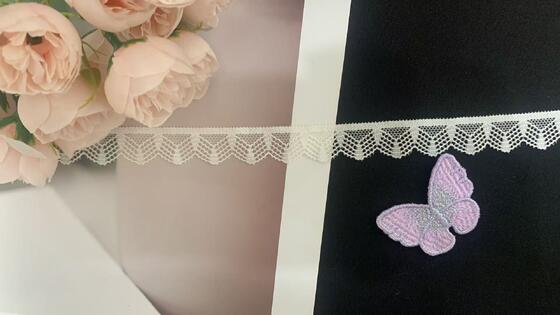 Quality Neat Triangle Honeycomb Mesh Nylon Spandex Elastic Lace Trim for Lingerie Underwear Pajama DIY Garment Decro factory