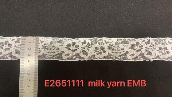 Quality Vintage Eco-Friendly French Lace Mesh Fabric Water-Soluble Embroidery LACE Trim for Women's Dresses & Home Decor factory
