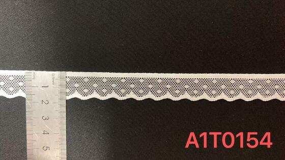 Quality 1.8cm Airy Honeycomb Mesh Lace Trim, Lightweight Elastic Border For Lingerie and Baby Clothes factory