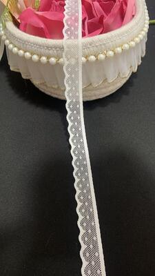 Quality 1.8cm Airy Honeycomb Mesh Lace Trim, Lightweight Elastic Border For Lingerie and Baby Clothes factory