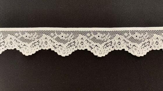 Quality 3.5cm Retro Double-sided Floral Scallop Lace factory