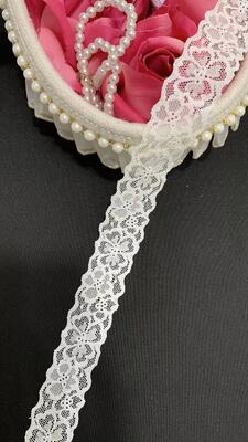 Quality 3CM Elegant Hollow Floral Pattern Skin-Friendly Stretch Lace Trim for Lingerie, Evening Dresses & Handmade Sewing Crafts factory