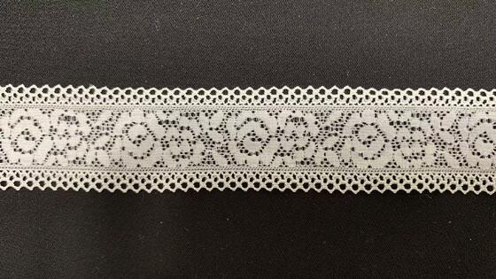 Quality Premium 3cm Floral Hollow Lace Tape High Elastic Comfort Lingerie Trim for Garment Sewing DIY factory