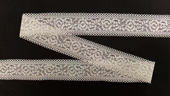 Quality Premium 3cm Floral Hollow Lace Tape High Elastic Comfort Lingerie Trim for Garment Sewing DIY factory
