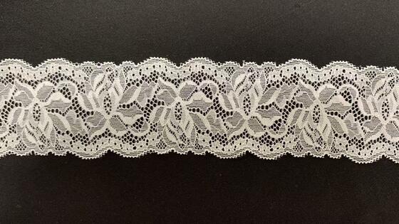 Quality 6cm No Irritation Stretch Flower Lace Trim Ideal for Intimates, Slip Dresses & Handmade Clothing Embellishment factory