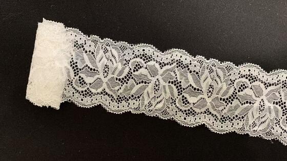 Quality 6cm No Irritation Stretch Flower Lace Trim Ideal for Intimates, Slip Dresses & Handmade Clothing Embellishment factory