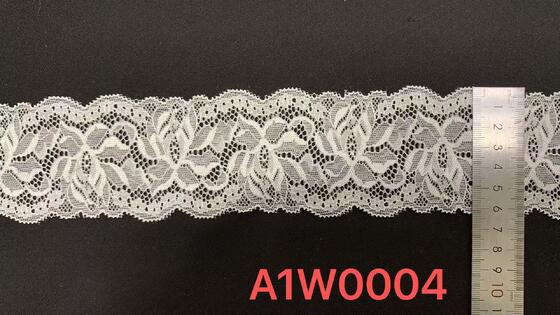 Quality 6cm No Irritation Stretch Flower Lace Trim Ideal for Intimates, Slip Dresses & Handmade Clothing Embellishment factory