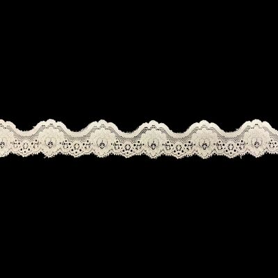 Quality 3.5CM Delicate Hollow Floral Polyamide Stretch Lace Trim Non-Irritating Elastic Tape for Bra, Bridal Gowns & DIY Clothing Projects factory